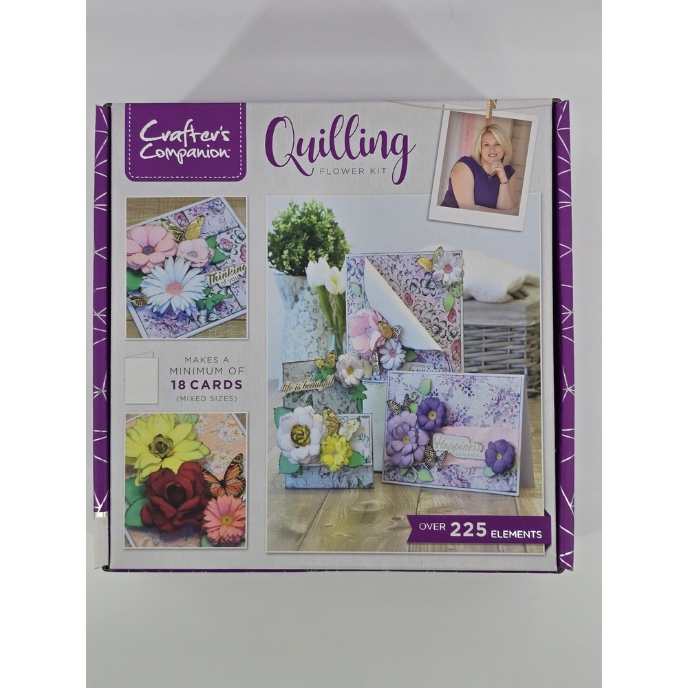 Crafter's Companion Subscription Box5 Quilling Flower Kit Card Making NEW SEALED